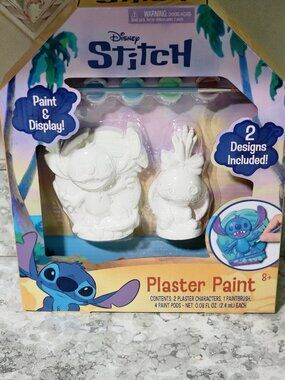 Disney Stitch Brand New Never Opened "Plaster Molds w/ Paint and Brushes